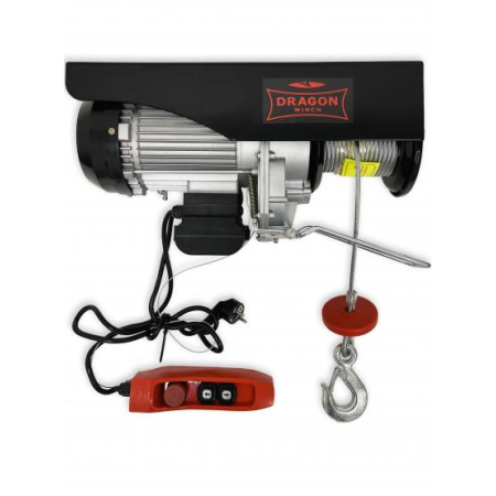 Wciągarka Dragon Winch DWI 500/990 HD – 230V, 500/990 kg, lina stalowa 12 m